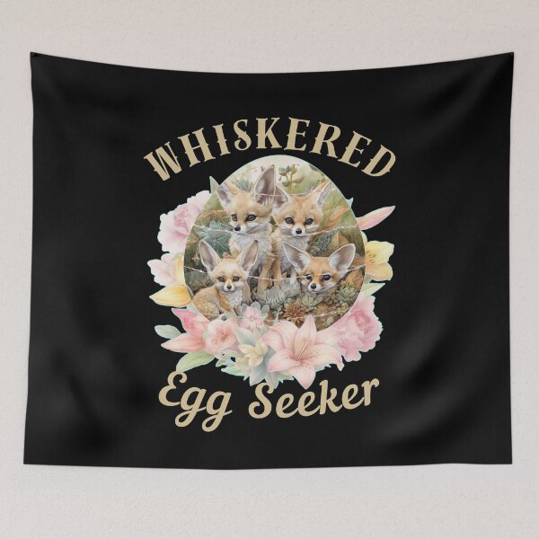 Item preview, Whiskered Egg Seeker. realistic fox designed and sold by FoxVibes.