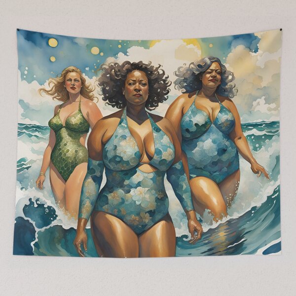 Item preview, Resting beach faces designed and sold by Bright-Moonrise.