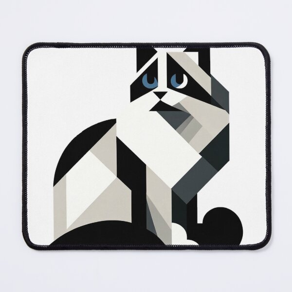 Item preview, Ragdoll cat in the 1960s Minimalist style designed and sold by hiddenlayers.