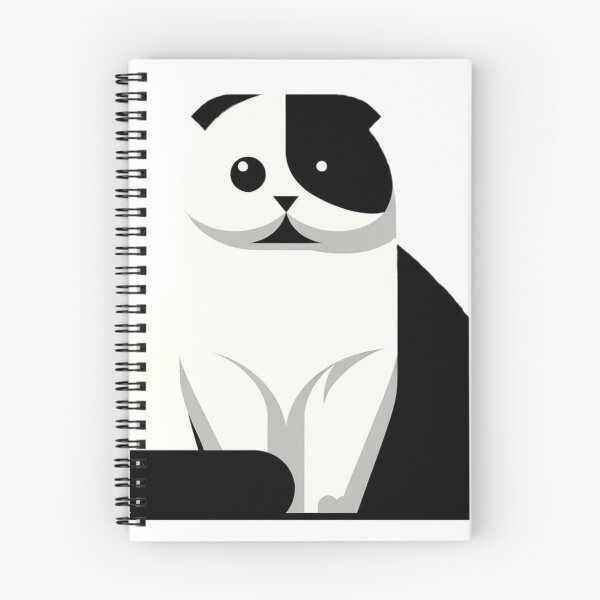 Item preview, Gato Scottish Fold de estilo minimalista de los años 60 designed and sold by hiddenlayers.