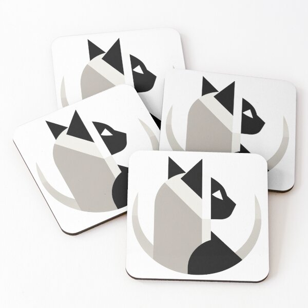 Item preview, Siamese cat in the 1960s Minimalist style designed and sold by hiddenlayers.