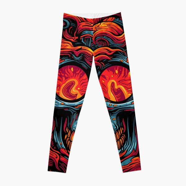 The Hottest Volcano Lava Leggings Designed by Mother Earth | Leggings