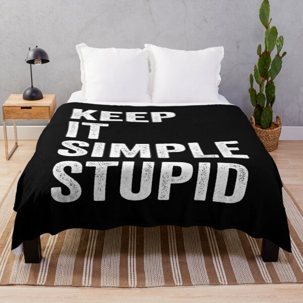 Item preview, Keep It Simple Stupid designed and sold by BajanTees.