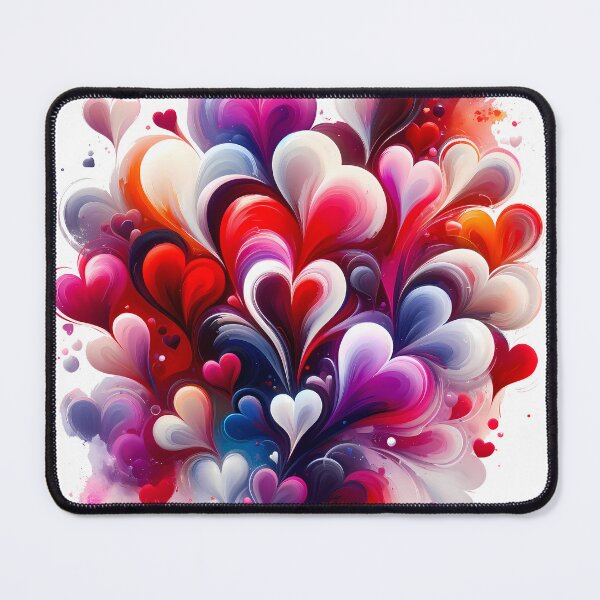 Item preview, Colorful Love Collage - Artistic Heart Design designed and sold by Inlineshirts.
