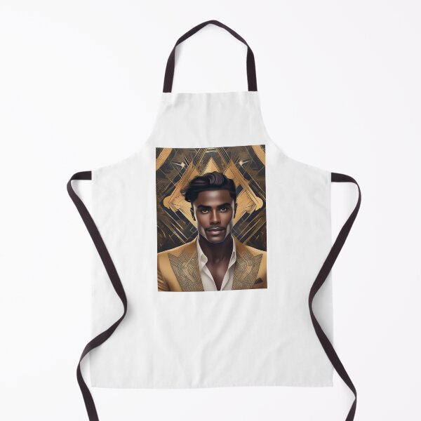 Item preview, Art Deco Handsome Dark Skin Man designed and sold by JoyPhotoArt.