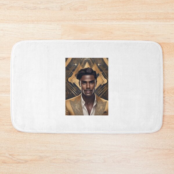 Item preview, Art Deco Handsome Dark Skin Man designed and sold by JoyPhotoArt.