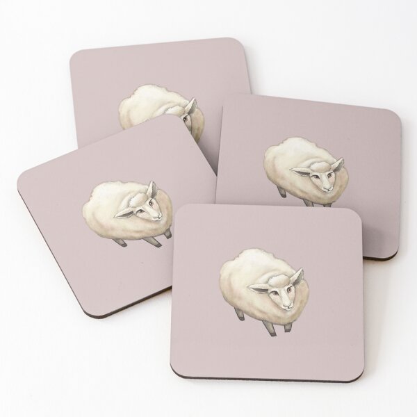 Item preview, Fluffy Sheep designed and sold by Lauren Tregenza Fine Art.