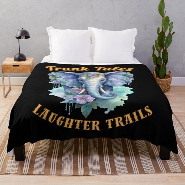 Item preview, Trunk Tales, Laughter Trails. elephant lover designed and sold by ElephantVibes.