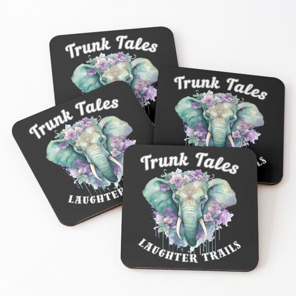 Item preview, Trunk Tales, Laughter Trails. surreal elephant designed and sold by ElephantVibes.