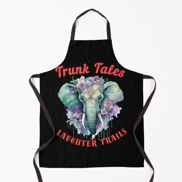 Item preview, Trunk Tales, Laughter Trails. happy elephant designed and sold by ElephantVibes.