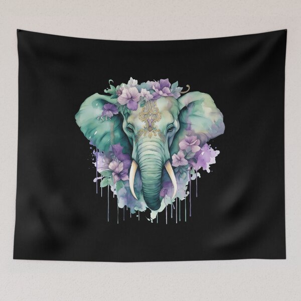 Item preview, Purple Elephant designed and sold by ElephantVibes.