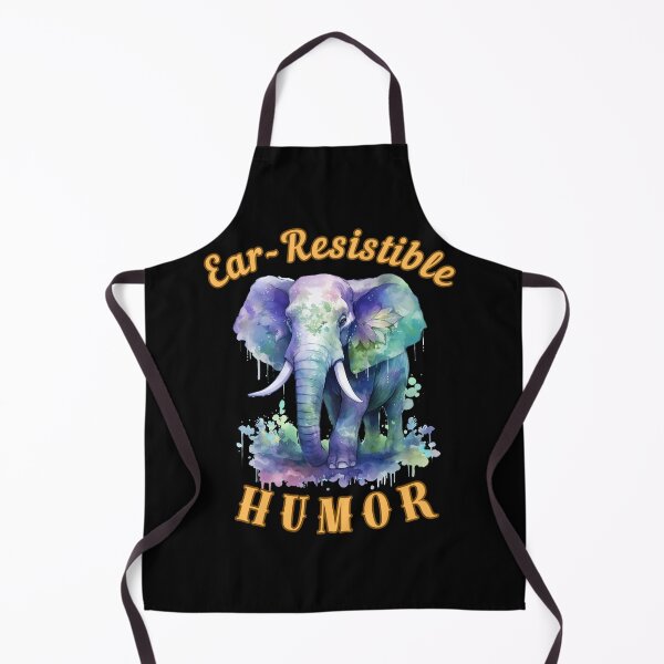 Item preview, Ear-Resistible Humor. elephant lover designed and sold by ElephantVibes.