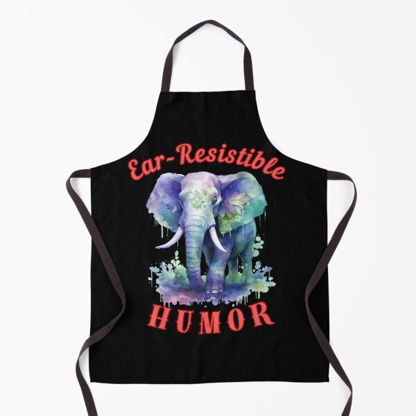 Item preview, Ear-Resistible Humor. colorful elephant designed and sold by ElephantVibes.