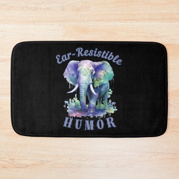 Item preview, Ear-Resistible Humor. elephant face designed and sold by ElephantVibes.