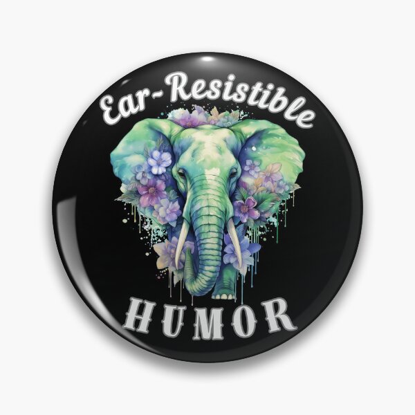 Item preview, Ear-Resistible Humor. surreal elephant designed and sold by ElephantVibes.