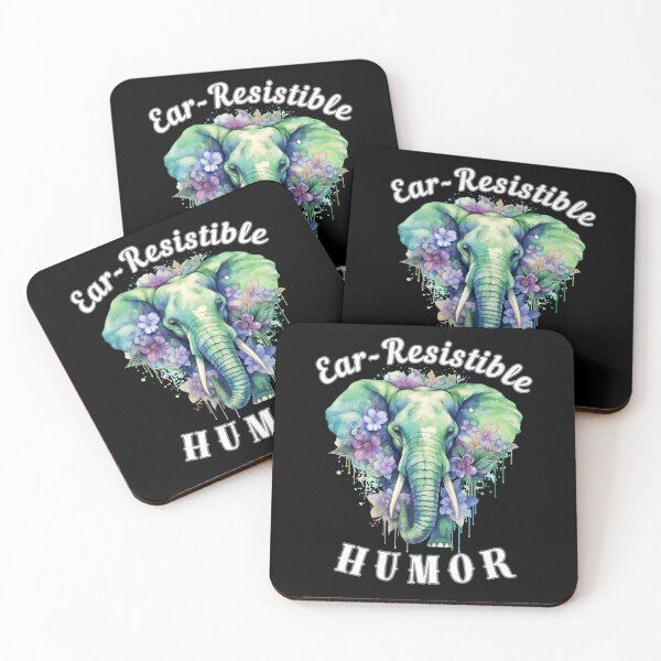 Item preview, Ear-Resistible Humor. surreal elephant designed and sold by ElephantVibes.