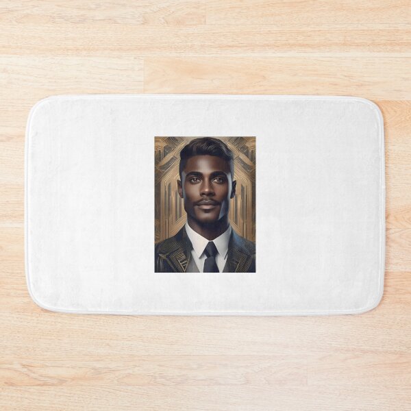Item preview, Art Deco Handsome Dark Skin Man designed and sold by JoyPhotoArt.
