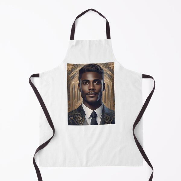 Item preview, Art Deco Handsome Dark Skin Man designed and sold by JoyPhotoArt.