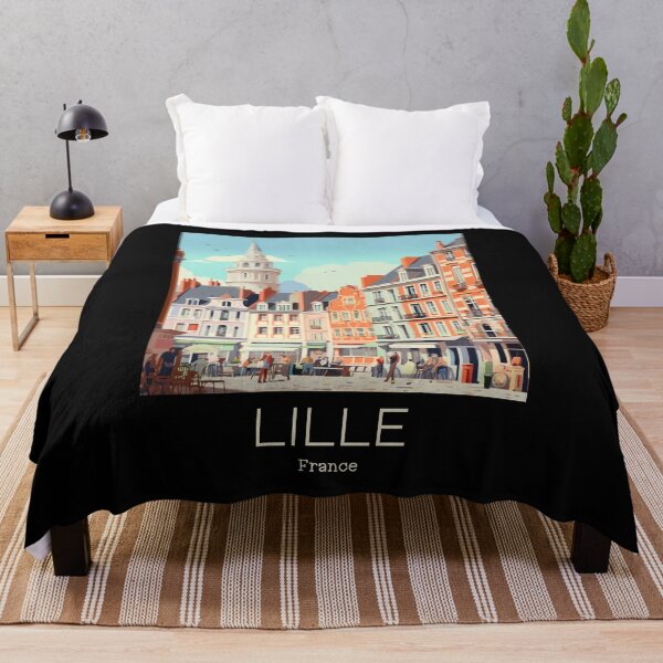 Item preview, A Vintage Travel Illustration of Lille - France designed and sold by GoodOldVintage.