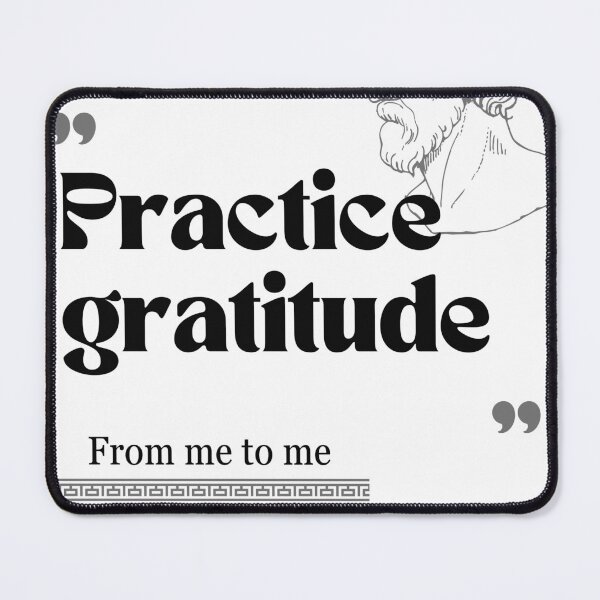 Item preview, Copy of From me to me quote: Practice gratitude for meditations designed and sold by CachoGlorious.