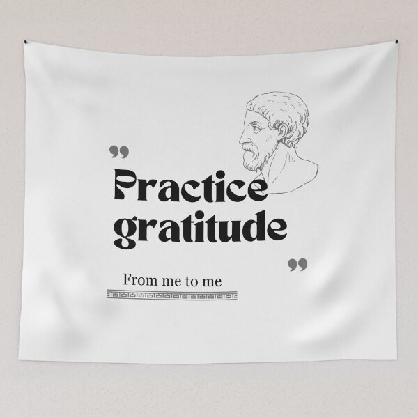 Item preview, Copy of From me to me quote: Practice gratitude for meditations designed and sold by CachoGlorious.