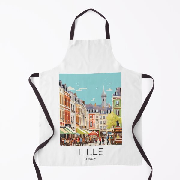 Item preview, A Vintage Travel Illustration of Lille - France designed and sold by GoodOldVintage.