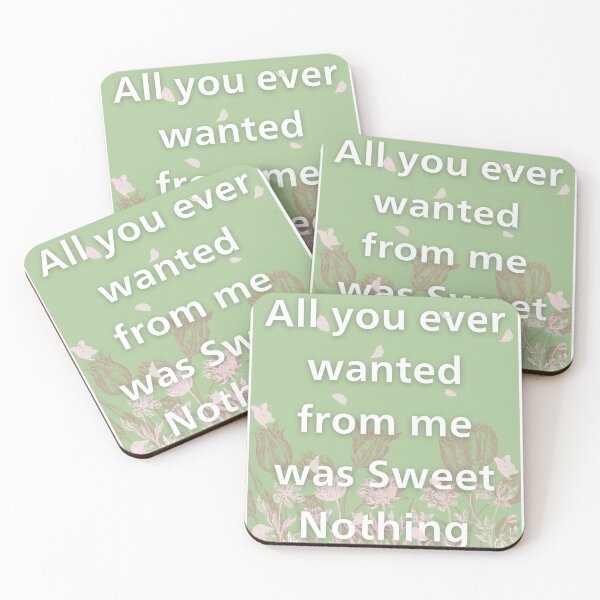 Item preview, Sweet Nothing Taylor Swift lyrics designed and sold by notsavages.