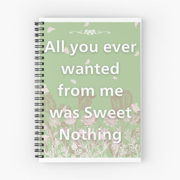 Item preview, Sweet Nothing Taylor Swift lyrics designed and sold by notsavages.
