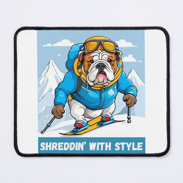 Item preview, Snowboarding English Bulldog Shreddin' With Style designed and sold by Fredster1966.