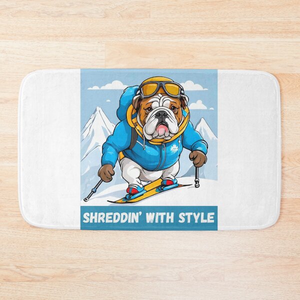 Item preview, Snowboarding English Bulldog Shreddin' With Style designed and sold by Fredster1966.