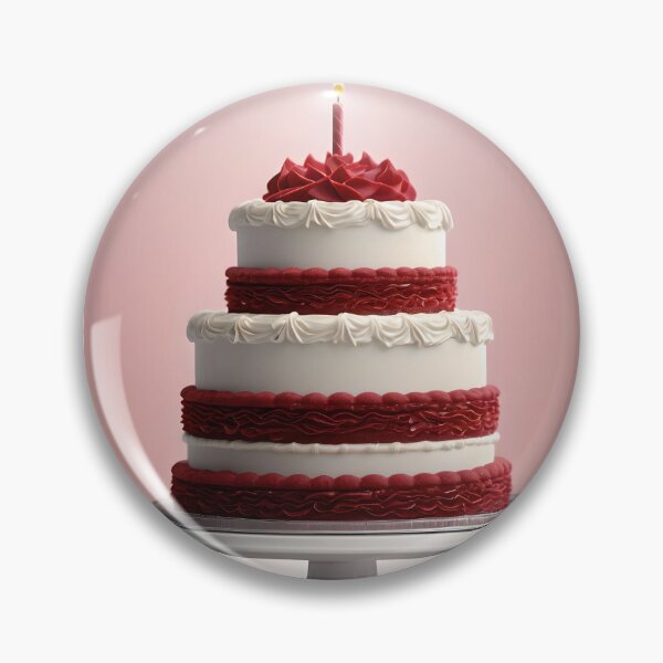Item preview, Red Velvet Birthday Cake designed and sold by JoyPhotoArt.