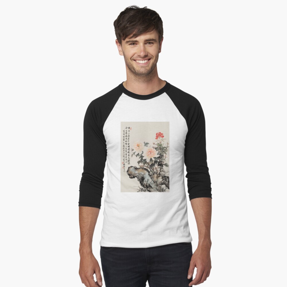 Item preview, Baseball ¾ Sleeve T-Shirt designed and sold by mingjan.