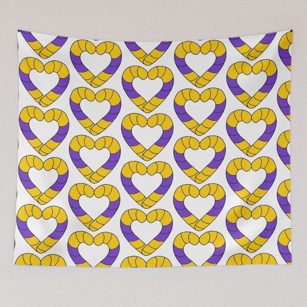 Item preview, Intersex Pride Candy Cane designed and sold by HarveyHandcraftsandDesigns.