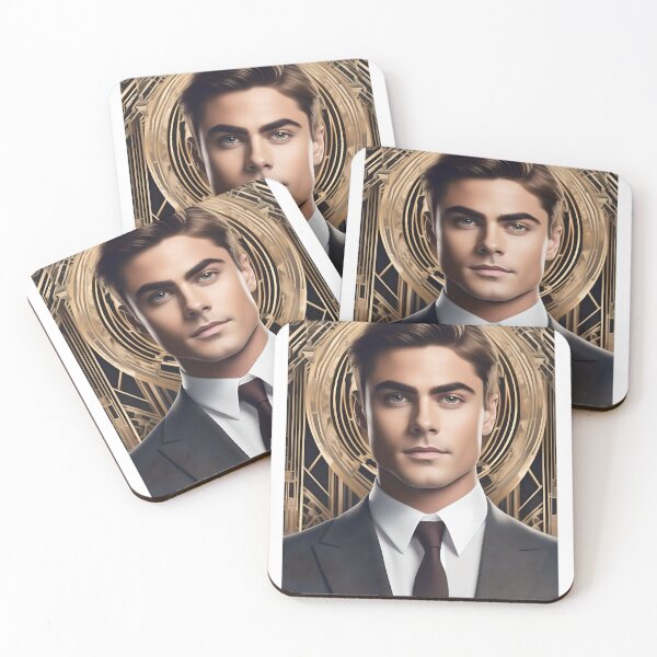 Item preview, Art Deco Zac Efron designed and sold by JoyPhotoArt.