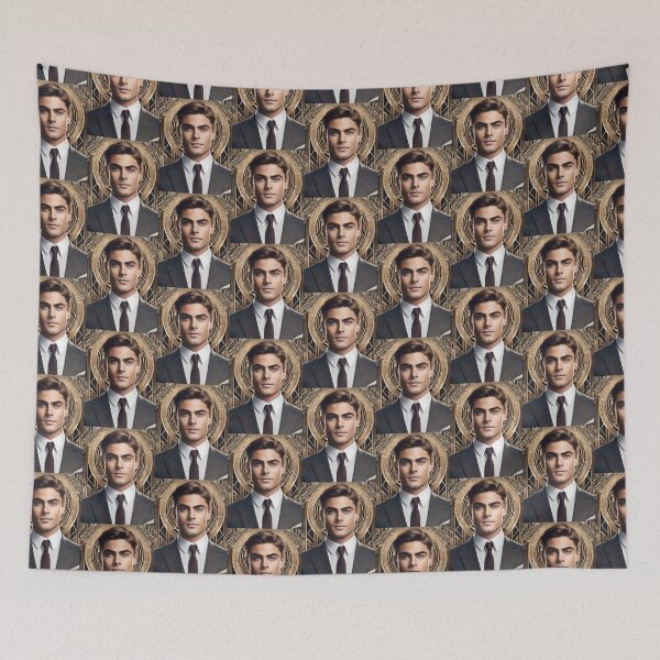 Item preview, Art Deco Zac Efron designed and sold by JoyPhotoArt.