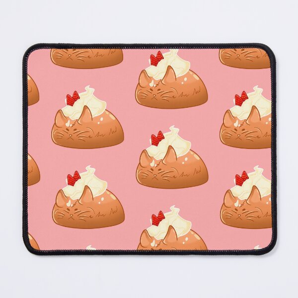 Item preview, Cat cream puff [ strawberry] designed and sold by Squiddythings.
