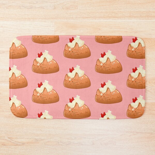 Item preview, Cat cream puff [ strawberry] designed and sold by Squiddythings.