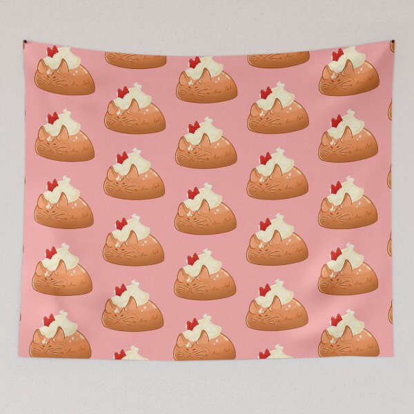 Item preview, Cat cream puff [ strawberry] designed and sold by Squiddythings.