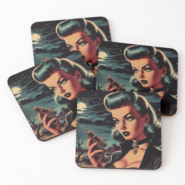 Item preview, Retro Pulp Girl designed and sold by PulpVintage.