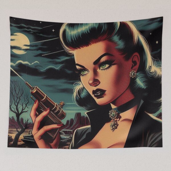 Item preview, Retro Pulp Girl designed and sold by PulpVintage.