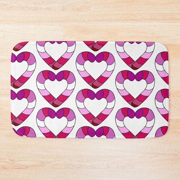 Item preview, Pink Lesbian Pride Candy Cane designed and sold by HarveyHandcraftsandDesigns.
