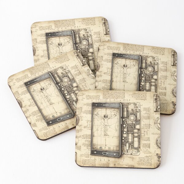 Item preview, Inspired Sketch of Modern Smartphones designed and sold by Classicslides.