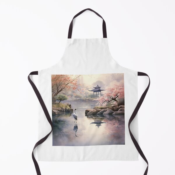 Item preview, Zen Garden Sakura Bloom Watercolor - Essence of Harmony designed and sold by Silver Medal.