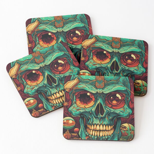 Item preview, Turquoise Transcendence - Skull Art designed and sold by robertmullineux.