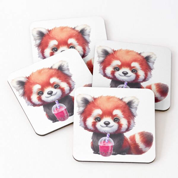 Item preview, Red Panda And Bubble Tea designed and sold by TheAnimalZ00.