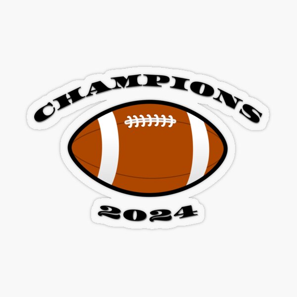 Item preview, American football 2024, American football champions, football ball, American football champions 2024 designed and sold by Gerardo Abdiel Martinez Rodriguez.