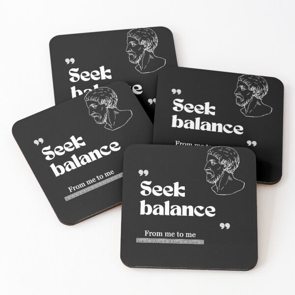 Item preview, From me to me quote: Seek balance for work designed and sold by CachoGlorious.