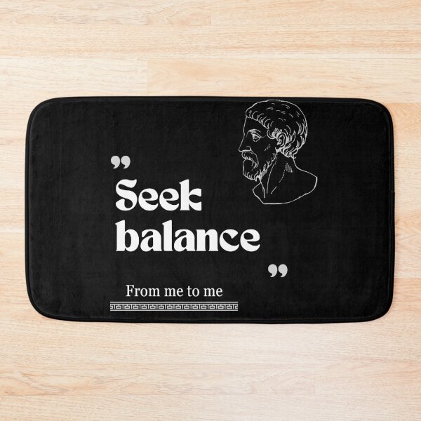 Item preview, From me to me quote: Seek balance for work designed and sold by CachoGlorious.