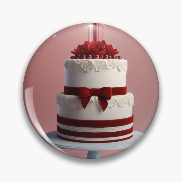 Item preview, Red Velvet Birthday Cake And Red Velvet Ribbon designed and sold by JoyPhotoArt.