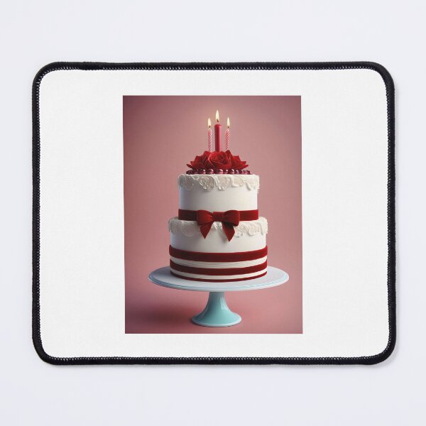 Item preview, Red Velvet Birthday Cake And Red Velvet Ribbon designed and sold by JoyPhotoArt.